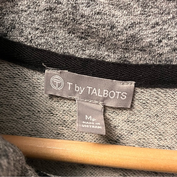 Talbots Asymmetrical zip terry dress Gray - MP with pockets! - Picture 11 of 12